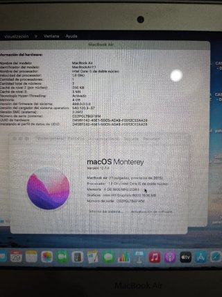 MacBook Air 13 Argento