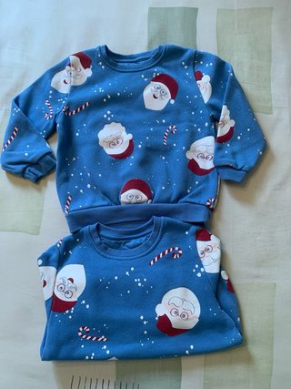 Lote sudaderas Navidad gemelos 4-5 años