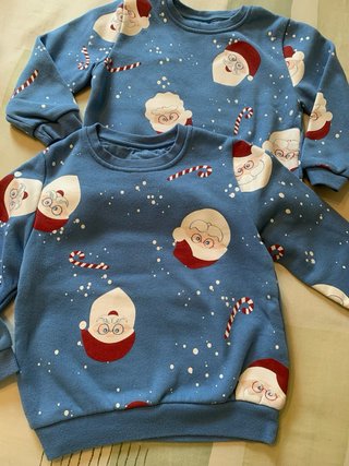 Lote sudaderas Navidad gemelos 4-5 años