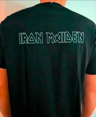 CAMISETA NEGRA - IRON MAIDEN - TALLA L y más...