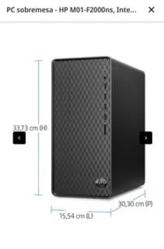 HP M01-f2000ns i5-12400 16GB RAM Con windows 11