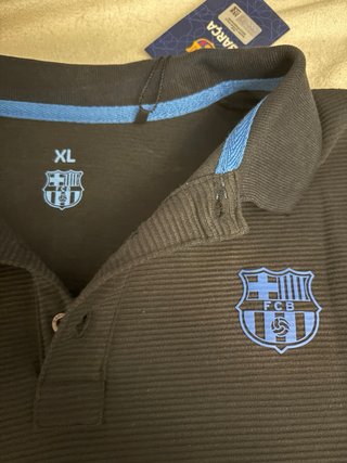 Polo FC Barcelona Azul Marino Talla XL
