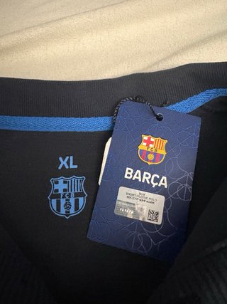 Polo FC Barcelona Azul Marino Talla XL