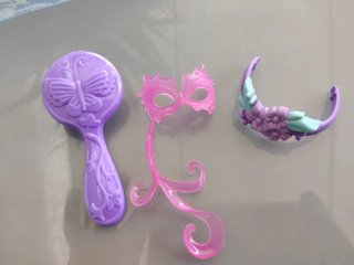 Muñeca Grande Princesa Morada y Rosa