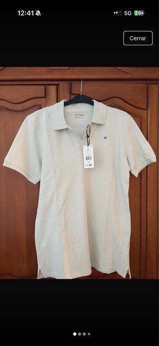 Polo Silbon manga corta verde agua Talla M