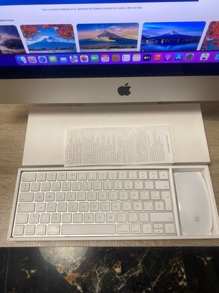 iMac Retina 4K 21,5  Caja y ticket