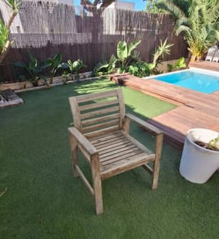 Sedie da giardino in legno IKEA