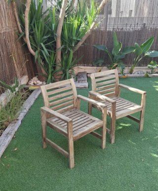 Sedie da giardino in legno IKEA