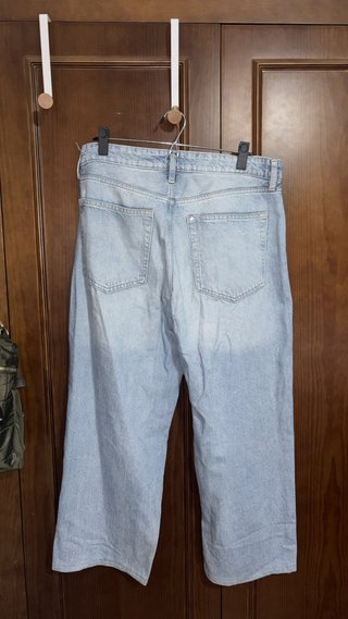 Pantalones vaqueros anchos mujer