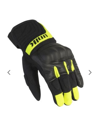 Guantes Moto Unik C71 WT Negros/Amarillo