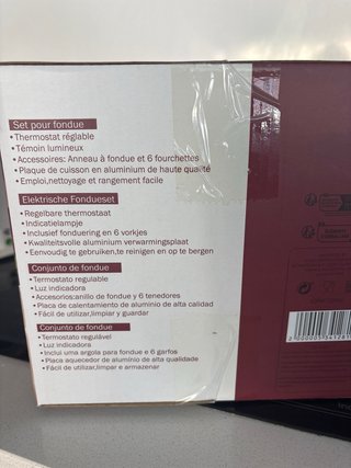 Juego de fondue 800W