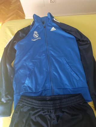Chándal Real Madrid Adidas Azul y Negro