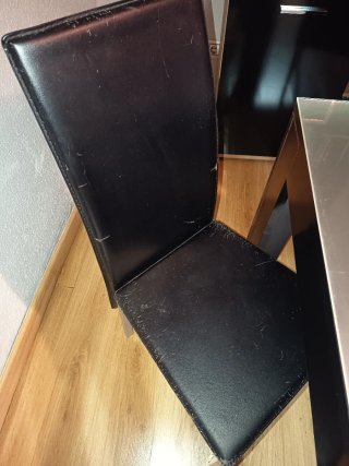 Mesa comedor extensible cristal y madera