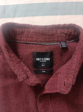 Camicia Bordeaux Only Sons Uomo