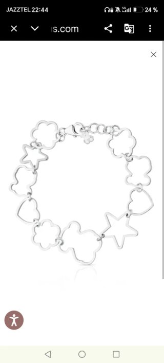 Pulsera Tous Corazón y Flor