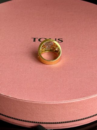 Anillo Tous Oro 18k y Diamantes