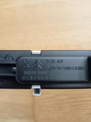 Pantalla cinturones seguridad Peugeot 207
