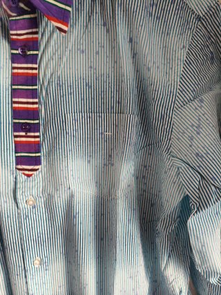 Camisa Custo Barcelona Talla M - Rayas y Tigre
