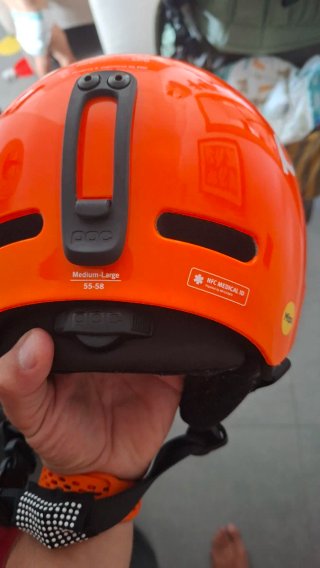 Casco POCito Naranja MIPS Esquí