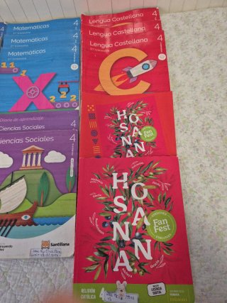 Libros de texto de 4 de primaria