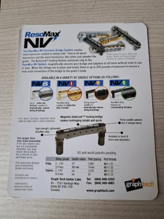 Puente Graphtech Resomax PS-8863-BN Color Titanio