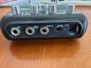 Pedalera Zoom G2 Guitar Effects.