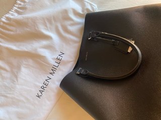 Bolso de mano Karen Millen negro
