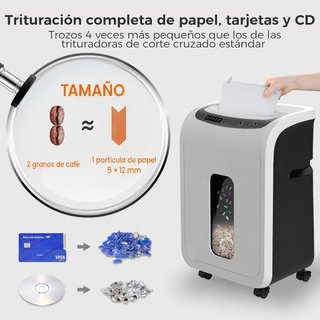 Trituradora Papel Microcorte P5 9 Hojas