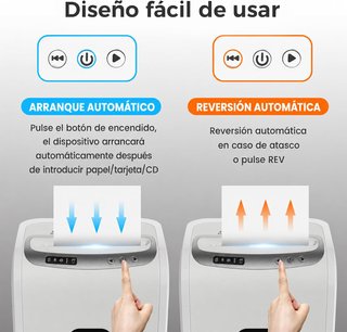 Trituradora Papel Microcorte P5 9 Hojas