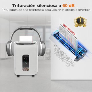 Trituradora Papel Microcorte P5 9 Hojas
