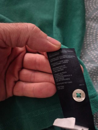 Polo Tommy Hilfiger Verde Talla L