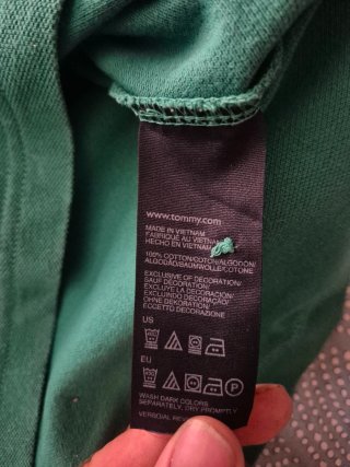 Polo Tommy Hilfiger Verde Talla L