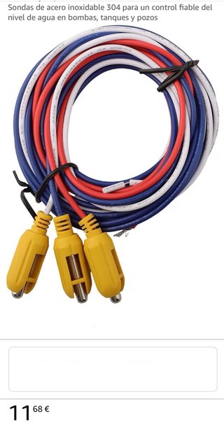 Sondas Acero Inoxidable 304 Control Agua