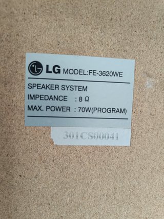 Reproductor CD y Altavoces LG