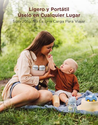 Sacaleches eléctrico manos libres. NUEVO sin usar.