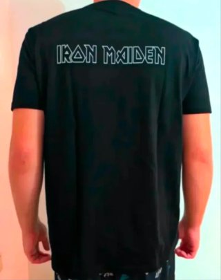 CAMISETA NEGRA - IRON MAIDEN - TALLA L y más...