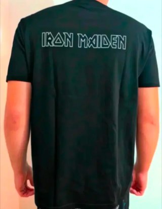 CAMISETA NEGRA - IRON MAIDEN - TALLA L y más...
