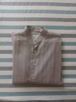 Camicia uomo Morgan beige/grigio