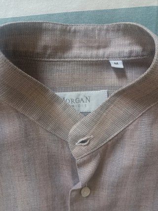Camicia uomo Morgan beige/grigio