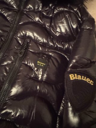 Giacca Blauer nera con cappuccio