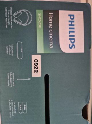 Cascos Philips SHC5200 Inalámbricos Negro