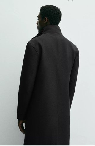 Abrigo largo Zara Talla L
