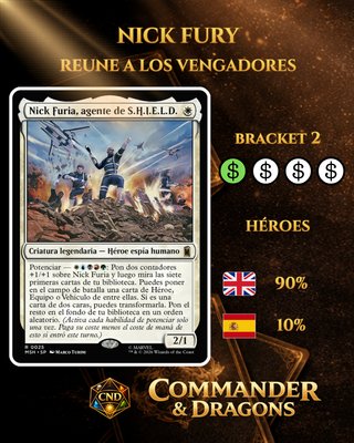 MAZO COMMANDER NICK FURY | MARVEL | 5 COLORES | B2