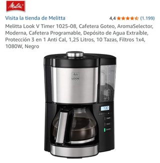 Cafetera Goteo Melitta Look V Timer 1025-08