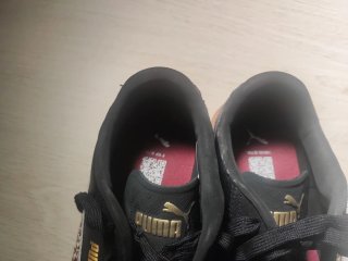 Zapatillas Puma Negras con Animal Print