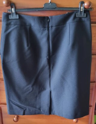 Falda Caramelo Talla 42 Negra