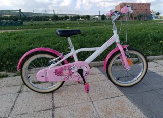 Bicicleta infantil 16 rosa