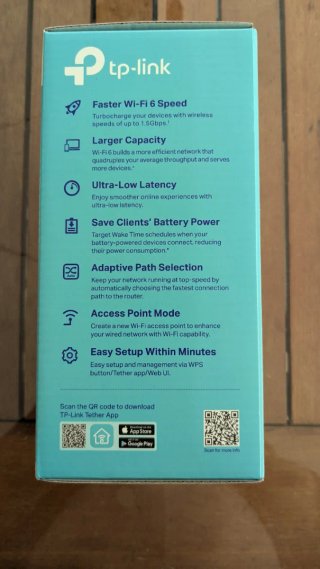 Ripetitore WiFi 6 TP-Link RE500X AX1500
