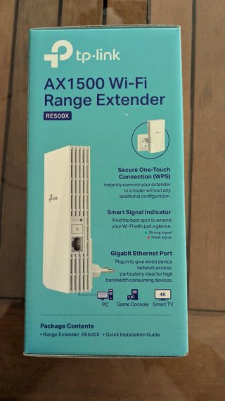 Ripetitore WiFi 6 TP-Link RE500X AX1500