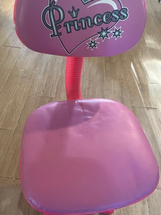 Silla Escritorio Infantil Princesa Rosa